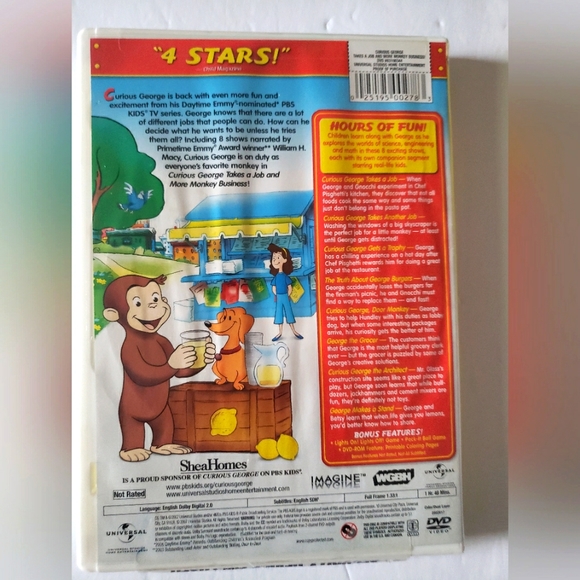 2007 Curious George Takes a Job and More Monkey Business - Picture 3 of 5